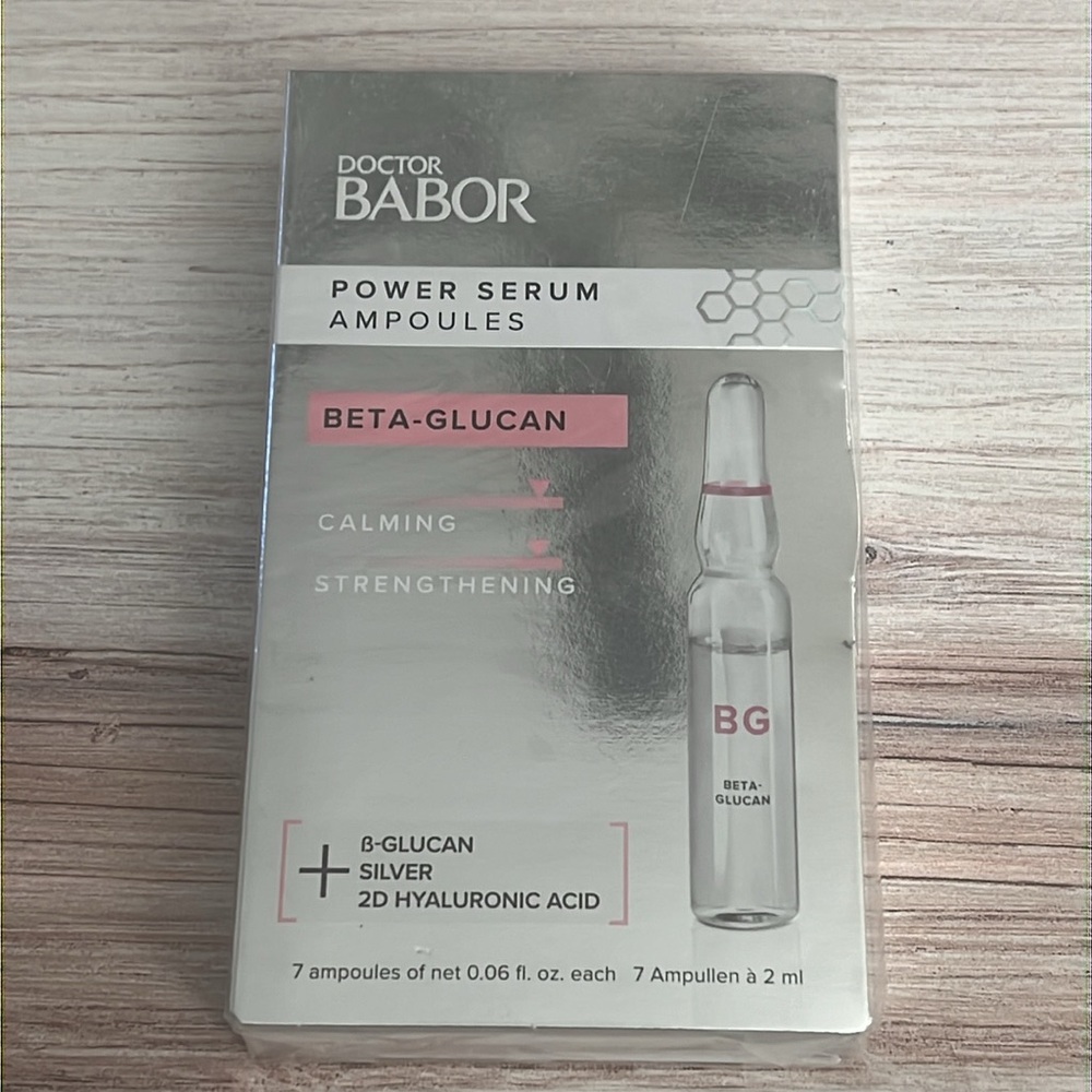 BABOR 7 Beta-Glucan Power Serum Ampoules NEW in Box & SEALED
